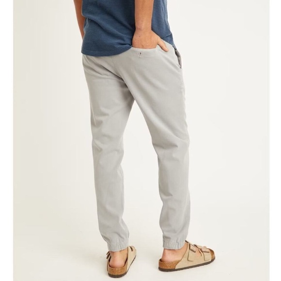 Marine Layer Saturday Jogger Slim Fit In Light Grey - Picture 3 of 3
